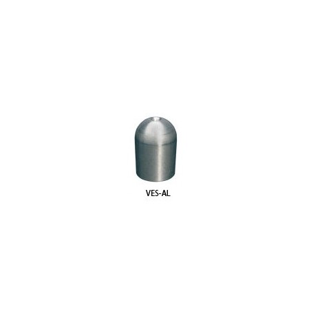 04.VES-AL Abschlussstopfen mit Zentrierung  4mm