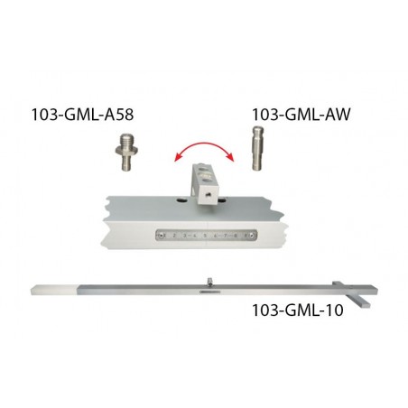 04.103-GML-10 Gleismesslatte für Spurweite 1435 mm
